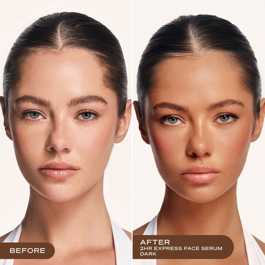 2 HR Express Face Self-Tanning Serum Dark